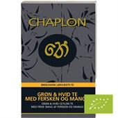 Chaplon Grøn & Hvid med fersken og mango Økologisk løs te 100 g